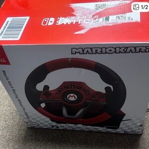 Nintendo Mario Kart Racing Wheel - Red and Black